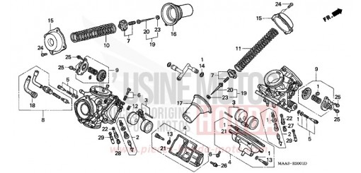 VERGASER (EINZELTEILE) VT1100CS de 1995